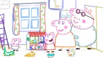 Cartoon Peppa Pig catches spider #