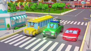 Learn Color Car Transportation w Truck Cars Cartoon for Kids Colors for Children Nursery R