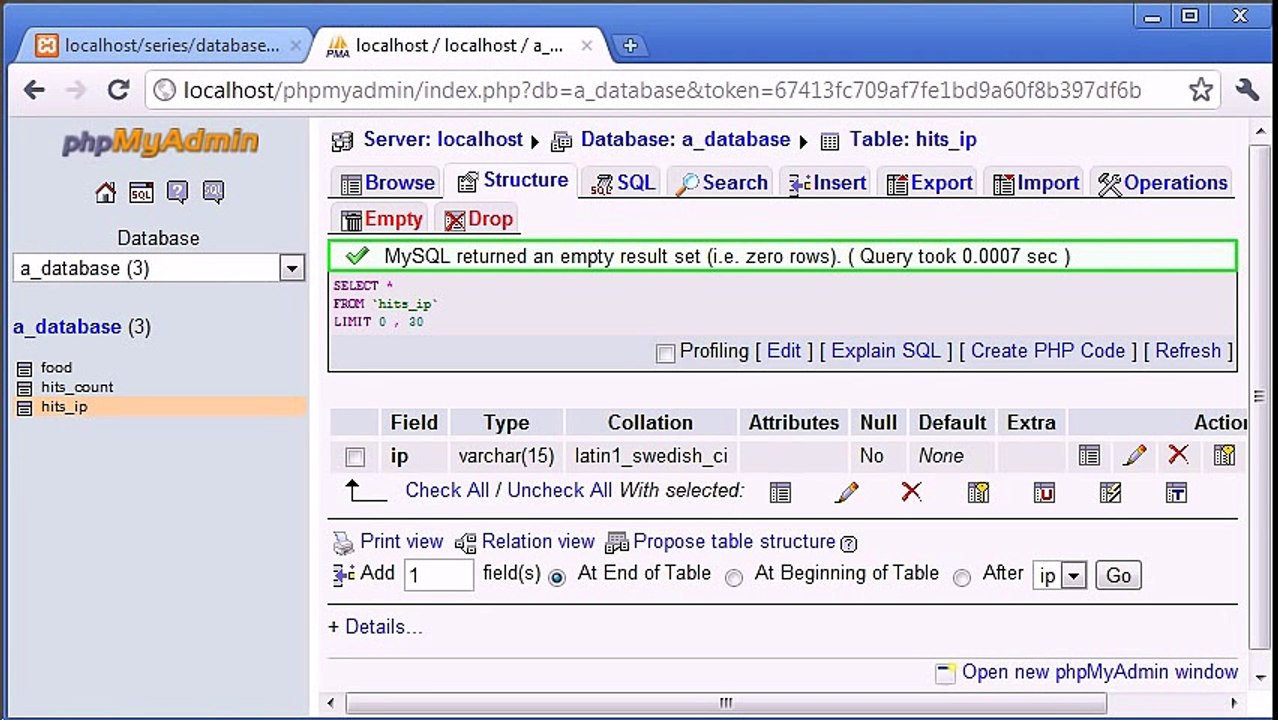 PHP Training In Jaipur|PHP Training Companies In Jaipur| Creating a Database Hit Counter Part 3