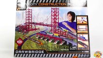 TRAINS FOR CHILDREN VIDEO: PowerTrains & City Construction DrawBridge   Cars Toys Review