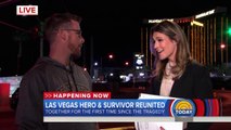 Las Vegas Shooting Victim Reunite With Hero Who Saved Him | TODAY