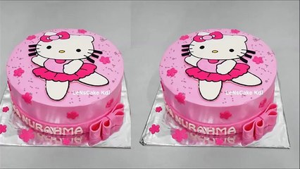 Hello Kitty Cake Tutorial Birthday Cake By Lenscake Kdi Video Dailymotion