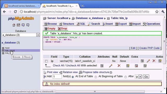 PHP Training In Jaipur|PHP Training Companies In Jaipur| Creating a Database Hit Counter Part 1