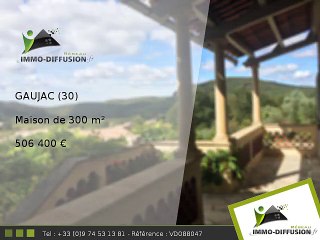 Maison A vendre Gaujac 300m2 - 506 400 Euros