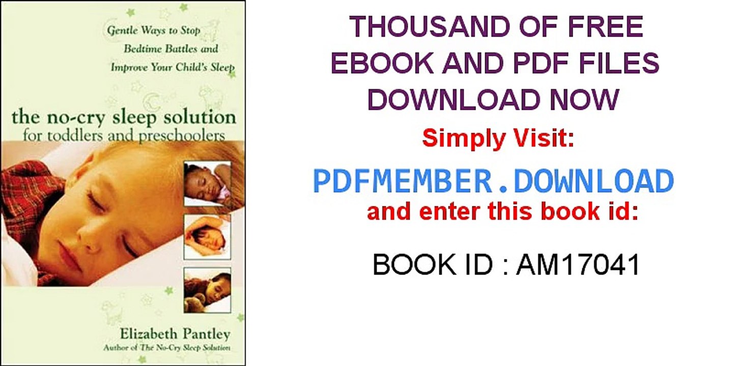 [PDF Download] The No Cry Sleep Solution Enhanced Ebook