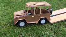 How to Make a Car with Remote Control using Cardboard - Mercedes-Benz G class - Awesome Toy DIY