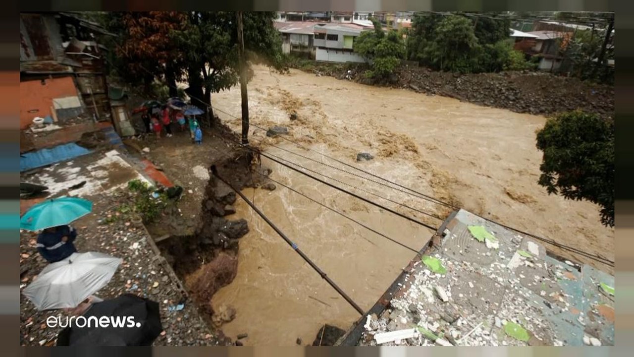 Река Тириби вышла из берегов