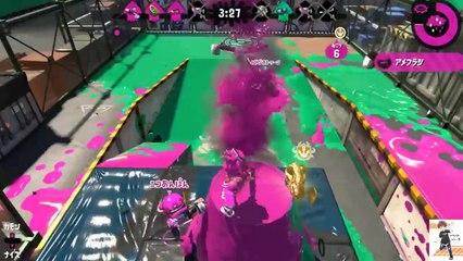 ガチマッチで3vs1は鬼畜すぎるwwwwww [スプラトゥーン2]