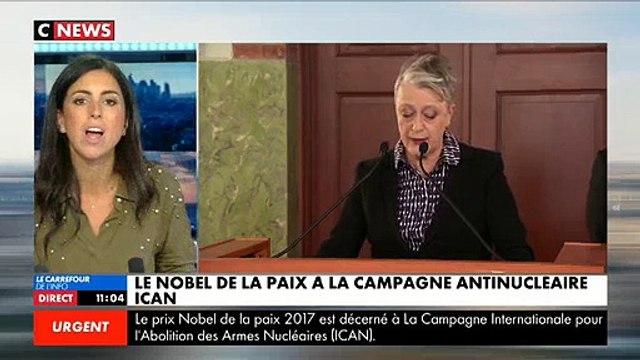 Le prix Nobel de la Paix 2017 a été décerné à La campagne internationale pour abolir les armes nucléaires ICAN