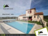 Maison A vendre Prayssac 105m2 - 243 000 Euros