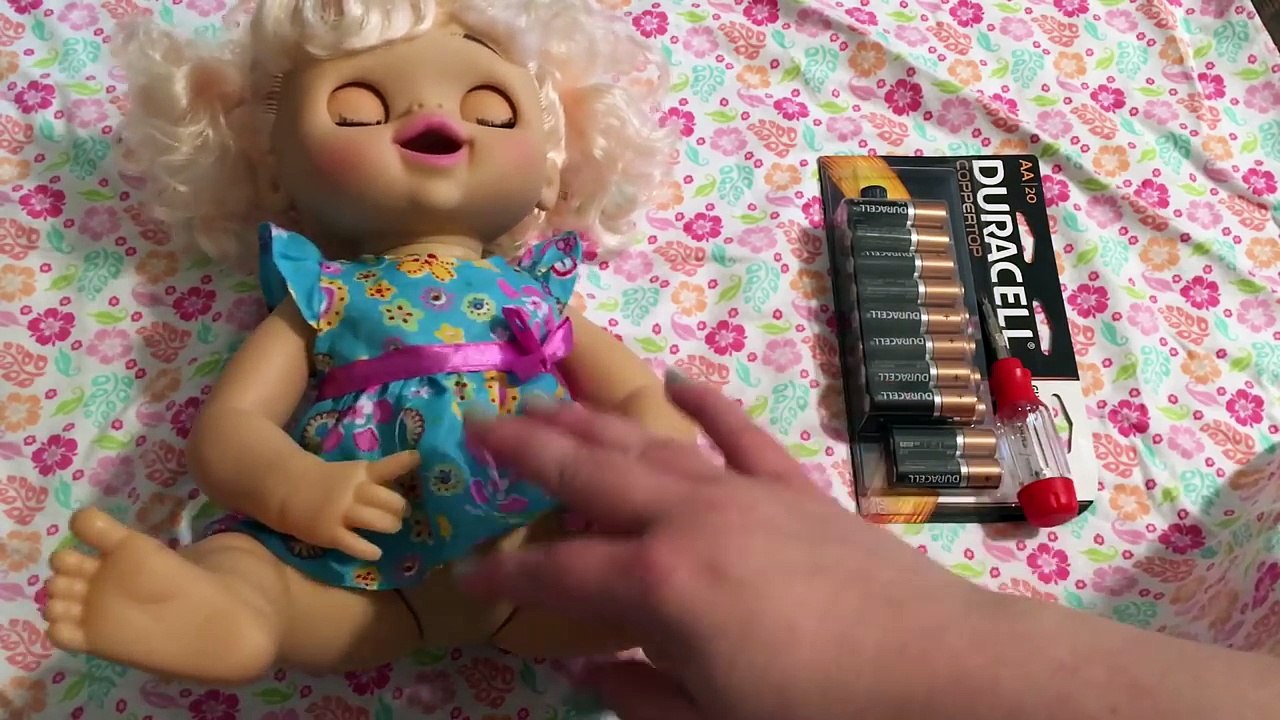 FAKE Baby Alive Doll Test to See if She Works Feeding and Changing!