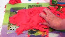 HULK Destroys Lightning McQueen Kinetic Sand w/ PEZ Teeth Filled with Surprise Toys Cars 3