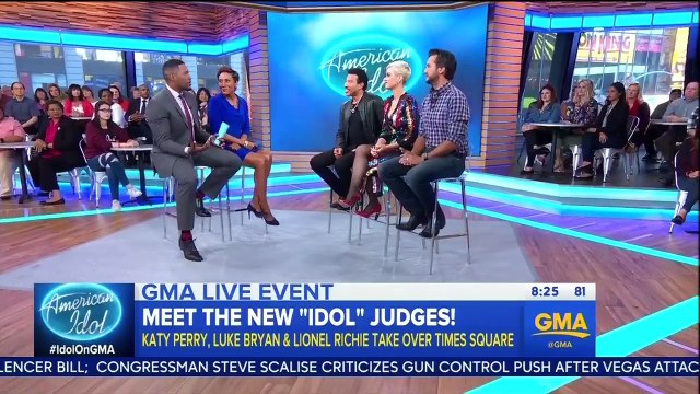 [HD] Katy Perry, Lionel Richie & Luke Bryan Interview On GMA 10/4/2017
