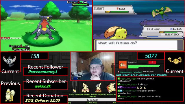 Pokemon Soul Silver Shiny Badge Quest Shiny Zubat Dark Cave!