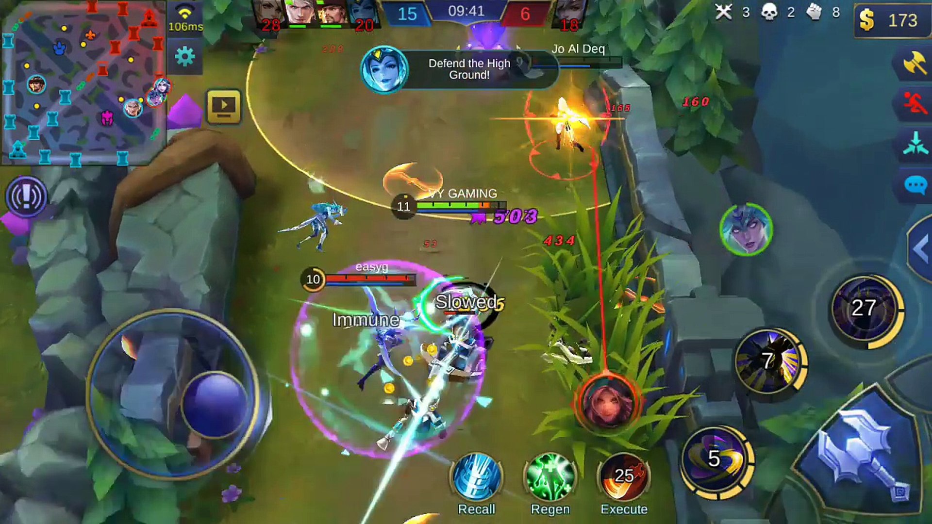 Mobile Legends New Legend Skin Saber Codename: Storm Gameplay and Build [MVP]