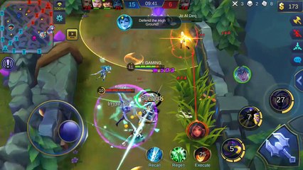 Mobile Legends New Legend Skin Saber Codename: Storm Gameplay and Build [MVP]