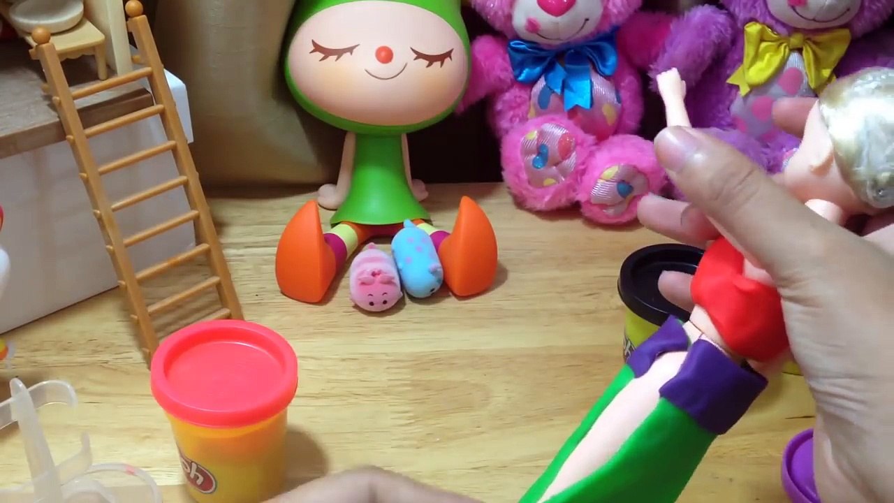 ปั้นแป้งโดว์บาร์บี้ เจ้าแม่นาคี พญานาค ปั้นดินน้ำมัน Nakee Naga Play Doh | พี่โฟม Fumuko Foam