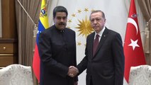 Cumhurbaşkanı Erdoğan, Venezuela Devlet Başkanı Maduro ile Görüştü