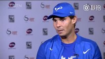 Rafael Nadal Interview for CGTN channel in Beijing, 3 Oct 2017