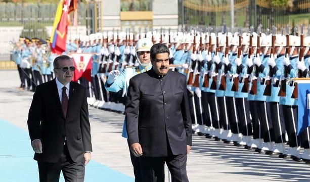 Cumhurbaşkanı Erdoğan, Venezuela Devlet Başkanı Maduro'yu resmi törenle karşıladı