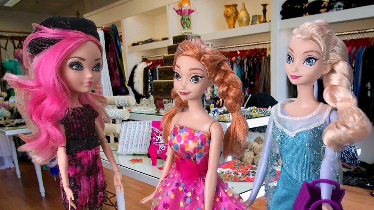 Frozen Elsa in Jail Series Parts 1-4 with Frozen Anna and Ariel, Descendants Mal and Evie Dolls