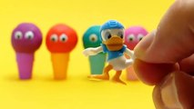 Funny Play-Doh Ice Cream Cones with Surprise Toys