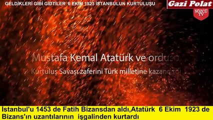 İSTANBUL'UN DÜŞMAN İŞGALİNDEN KURTULUŞU