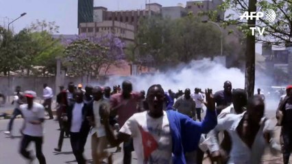 Manifestation contre la Commission électorale dispersée au Kenya