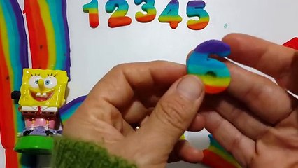 Learn To Count 1 to 100 | Rainbow Numbers and Play Doh | Fun Animation Effect