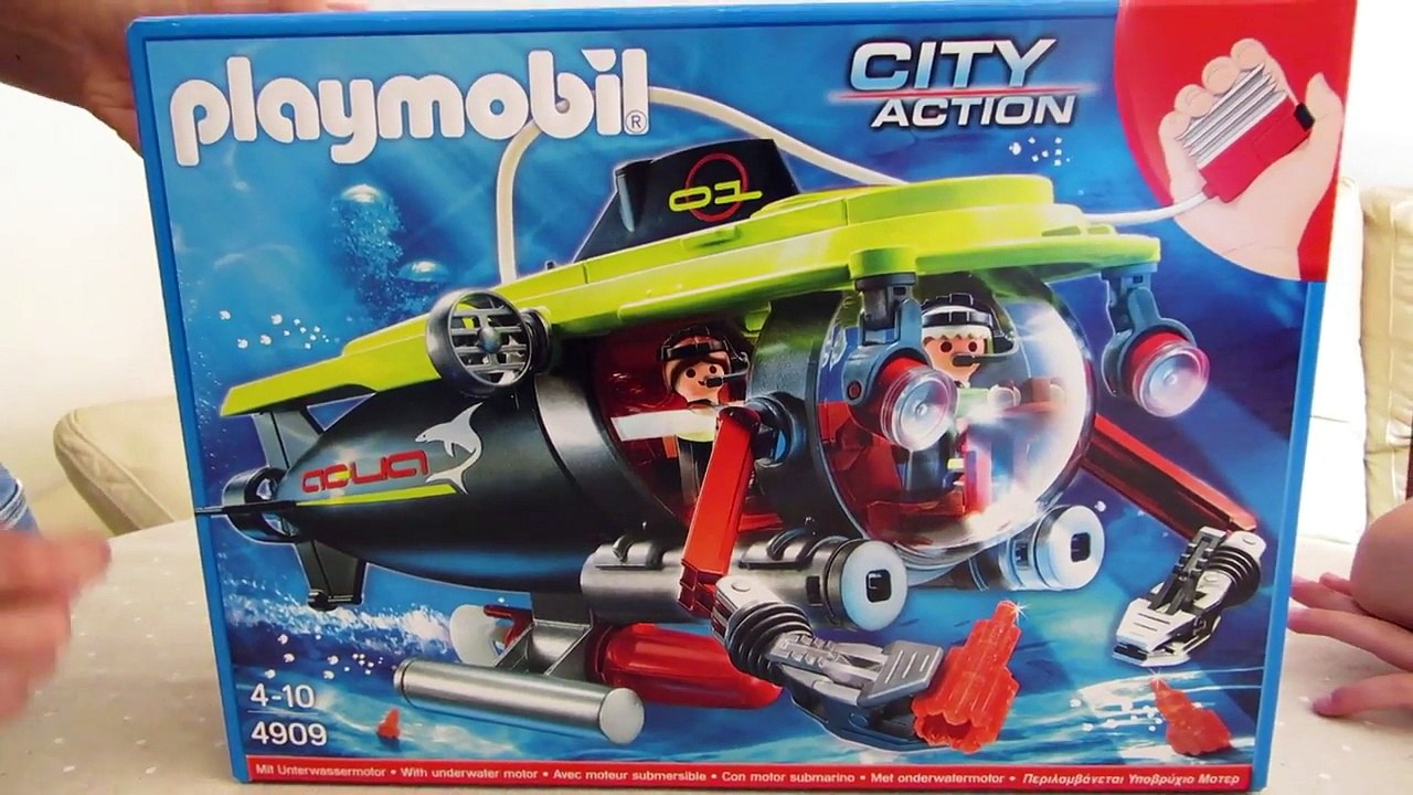 Submarino de Playmobil jugar en la piscina - video Dailymotion