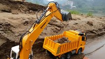 Trucks, excavator, dump truck for children | Videos for kids | Car toy | Bi bi kids.