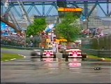 Gran Premio del Canada 1986: Sorpassi di Prost, K. Rosberg, N. Piquet ed Arnoux ad A. Senna
