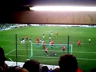 Rennes contre Brann Bergen ouverture du score.0-1