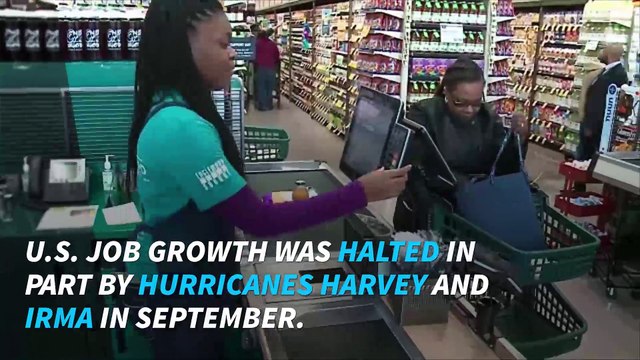 U.S. loses 33,000 jobs because of Hurricanes Harvey and Irma