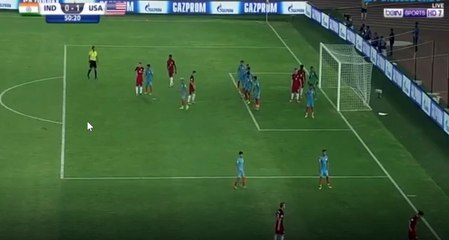 Chris Durkin Goal HD - India U17 0-2 USA U17 06.10.2017
