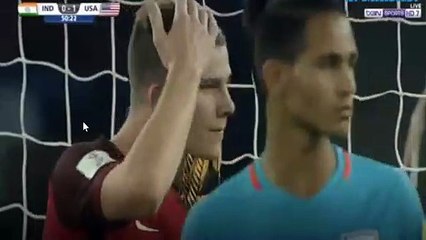 Chris Durkin Goal HD - India U17 0-2 USA U17 06.10.2017