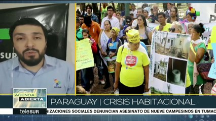 Protestan en Paraguay contra la política en materia de viviendas