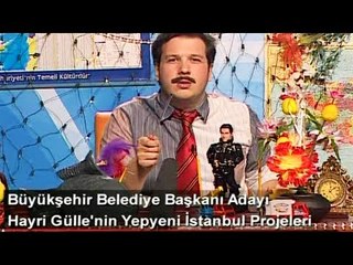 Büyükşehir Belediye Başkan adayı Hayri Gülle'nin yepyeni İstanbul projeleri