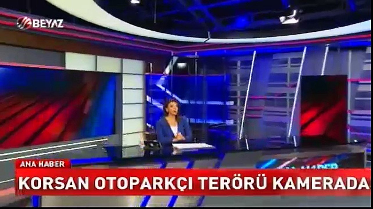 Korsan otoparkçı terörü kamerada