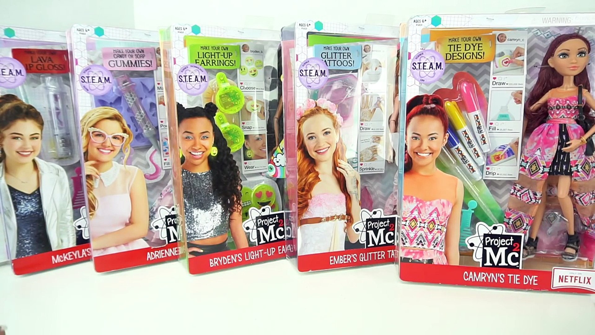 Project Mc2 Dolls & Experiments - DIY Lava lip gloss - Soap Gummies Emoji  LED Earrings - Titi Toys - Vidéo Dailymotion