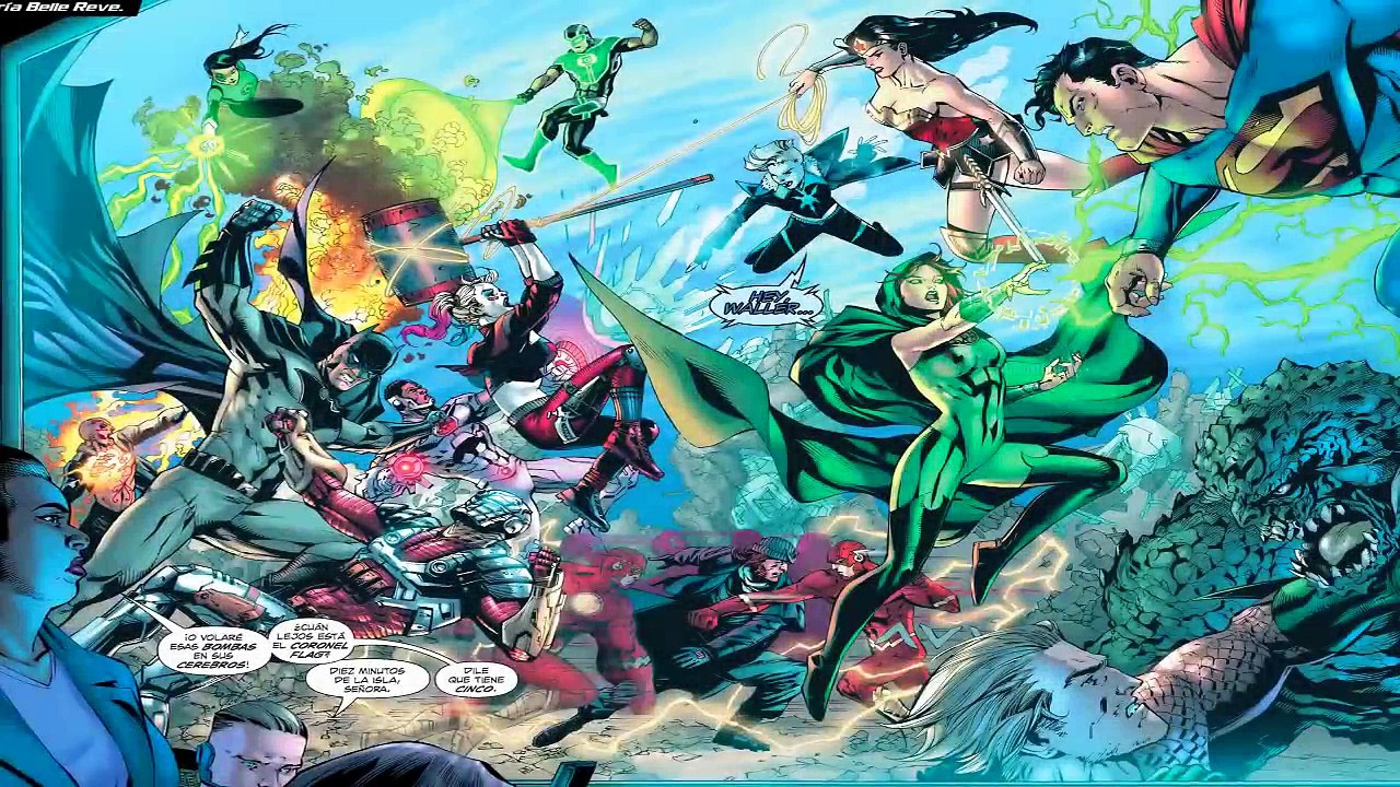 La Liga de La Justicia Vs Escuadron Suicida Parte 2/6 Comic Narrado @SoyComicsTj