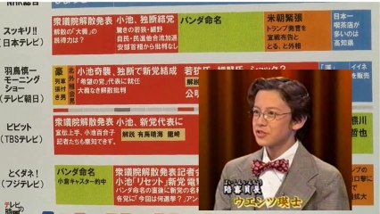 デモクラTv ウエンツ瑛士 「何をやるかわからないのに 新党結成に集まってるっておかしくないですか？」