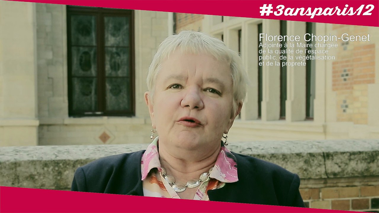 [#3ansparis12] Compte rendu de mi-mandat : Florence Chopin-Genet présente sa réalisation préférée