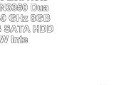 Lenovo 156 Zoll Notebook Intel N3350 Dual Core 2x240 GHz 8GB RAM 640GB SATA HDD