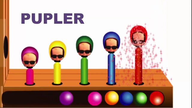 Learn Colors Wooden Face Hammer Xylophone The Baby Boss Hand Colors TV Learn Color For Tod