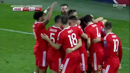 Tom Lawrence Goal HD - Georgia 0 - 1 Wales - 06.10.2017 (Full Replay)