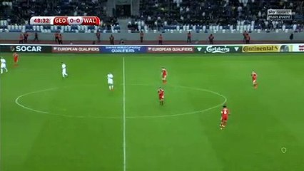 Tom Lawrence Goal HD - Georgia 0-1 Wales 06.10.2017