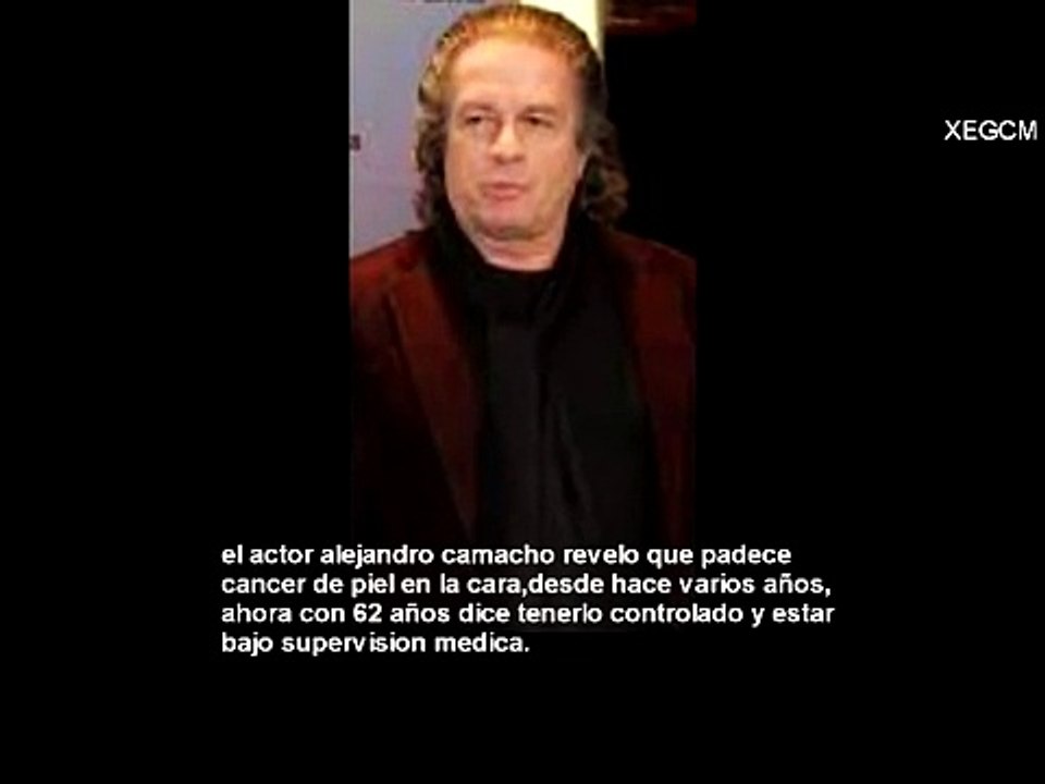 Alejandro Camacho reveló cancer por culpa de un refresco