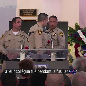 Les policiers de Las Vegas rendent hommage à leur collègue tué dans la fusillade