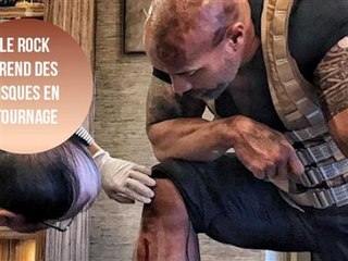 Dwayne Johnson se blesse sur un tournage